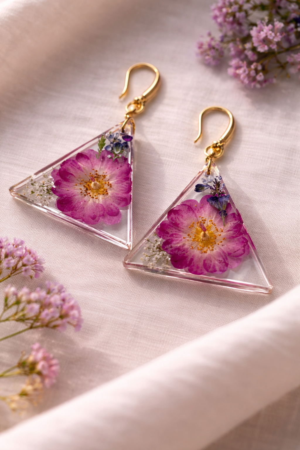 Boucles Éclat d’Amour Rosier de France