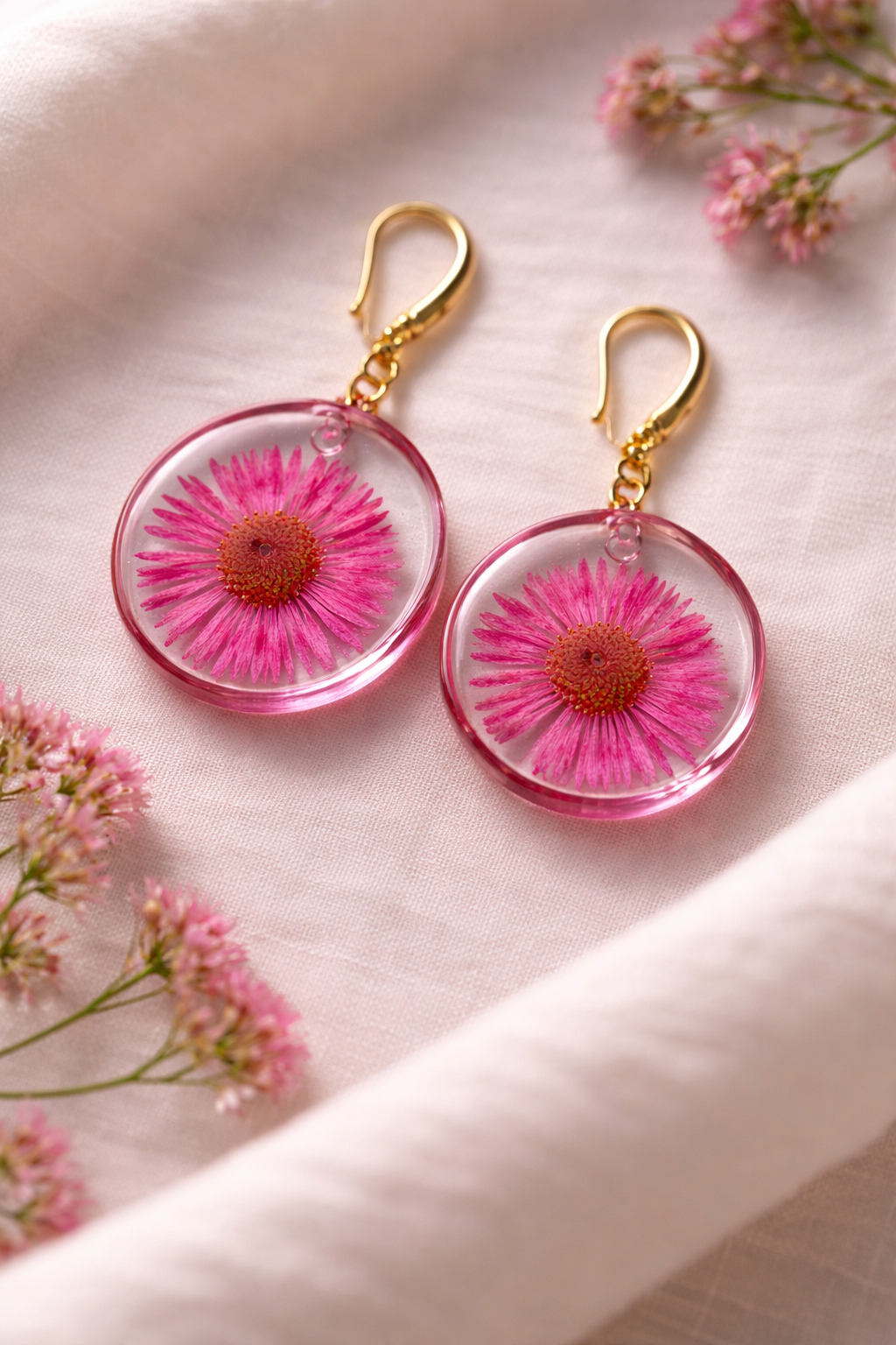 Boucles Fraîche Éclosion - fleur Vergerette de Karvinski
