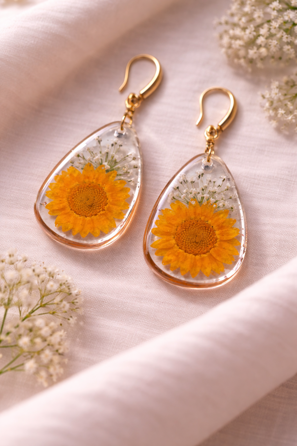 Boucles Lumière Dorée - Souci officinal