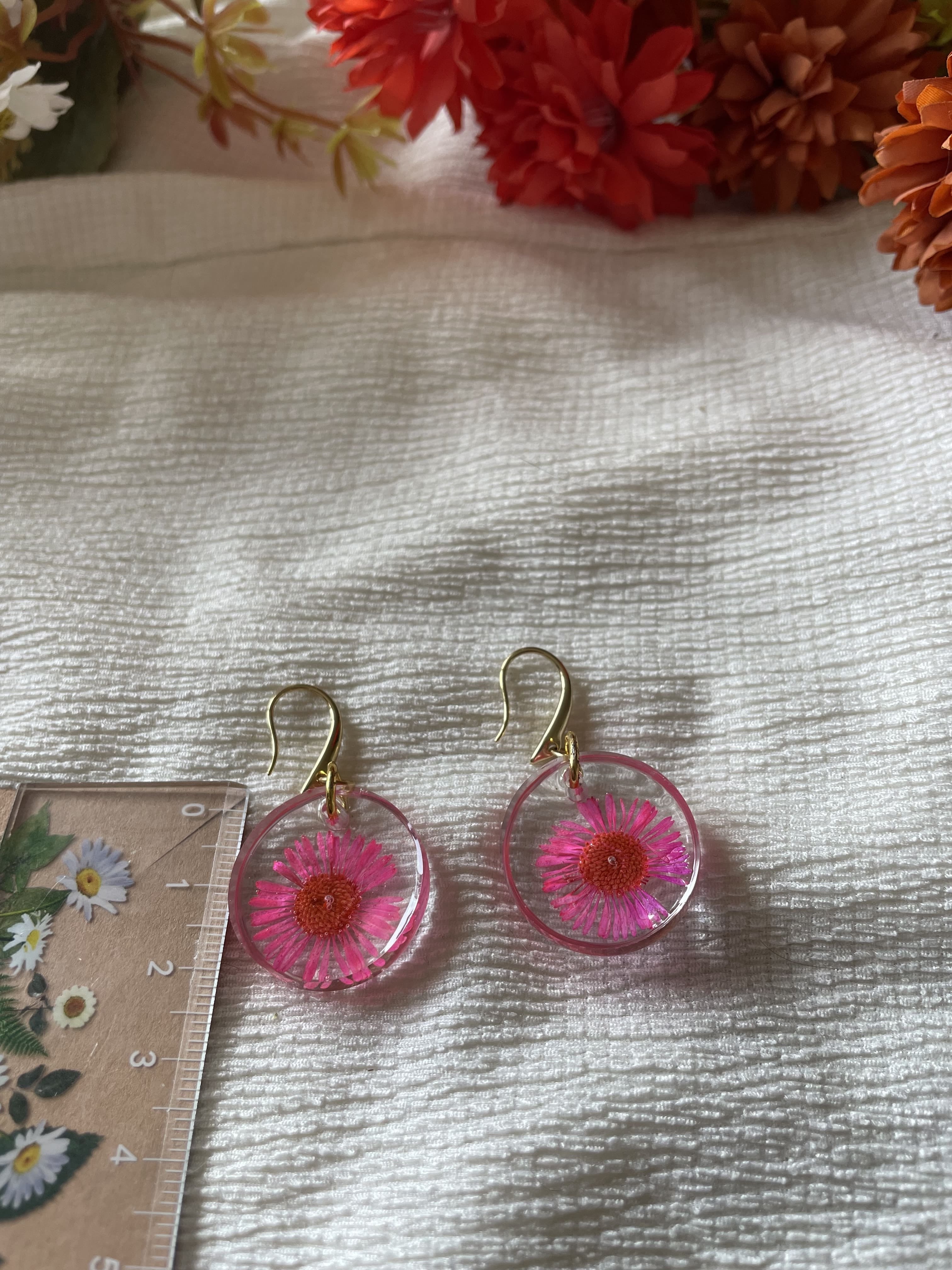 Boucles Fraîche Éclosion - fleur Vergerette de Karvinski