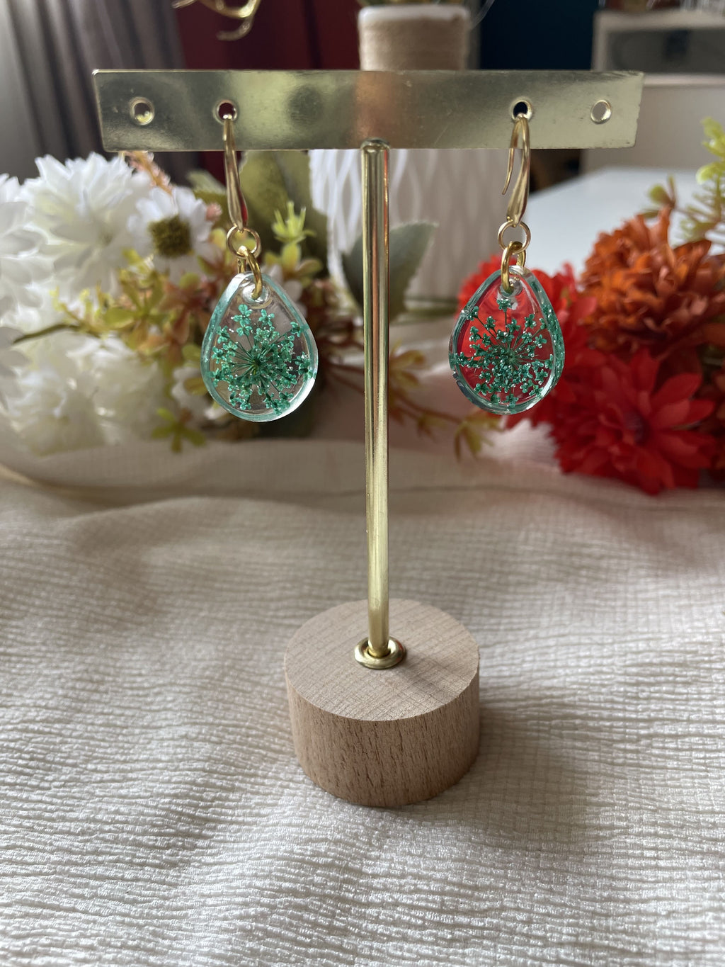 Boucles Voile de Pureté  - fleur Ammi élevé