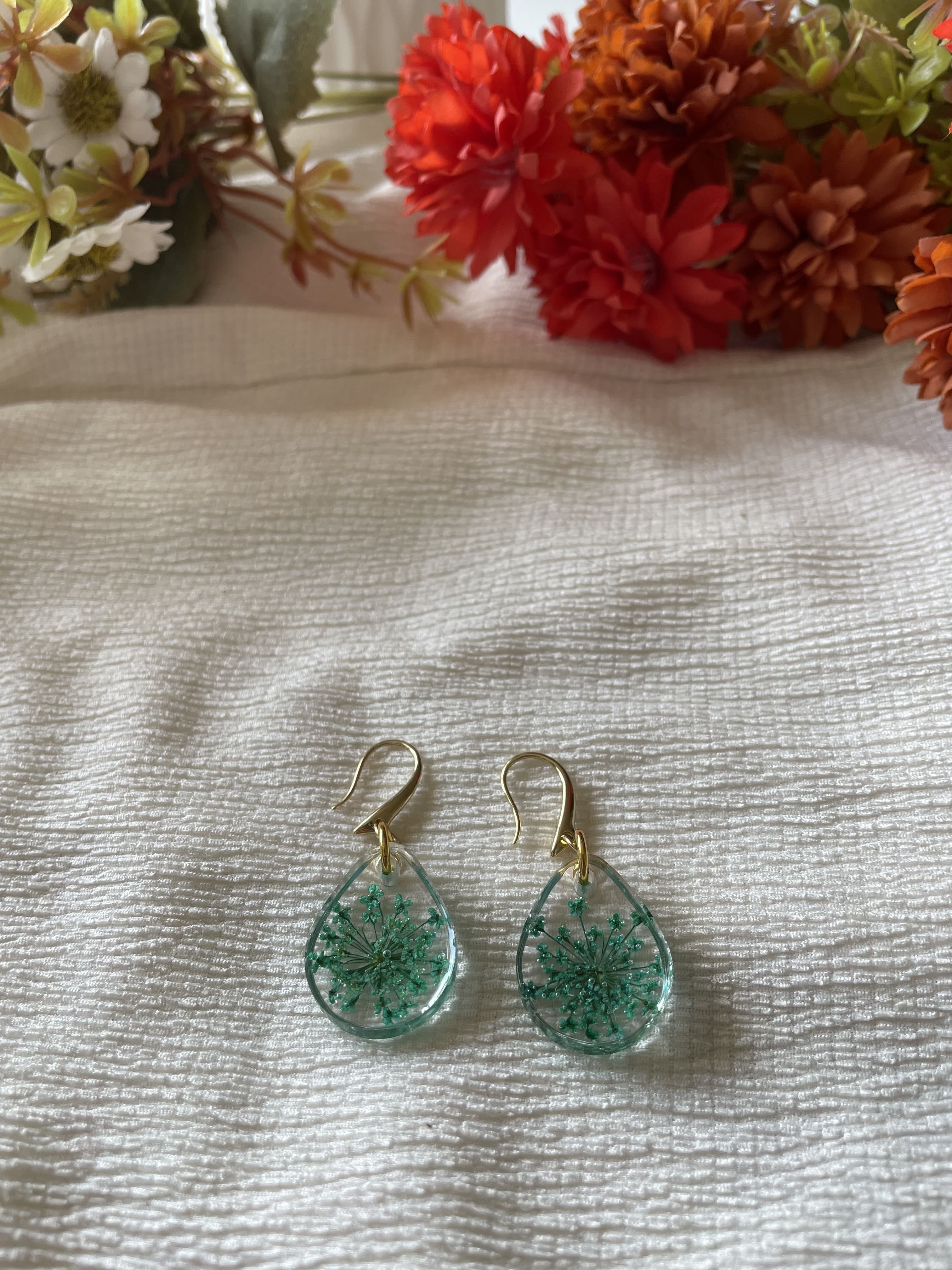 Boucles Voile de Pureté  - fleur Ammi élevé