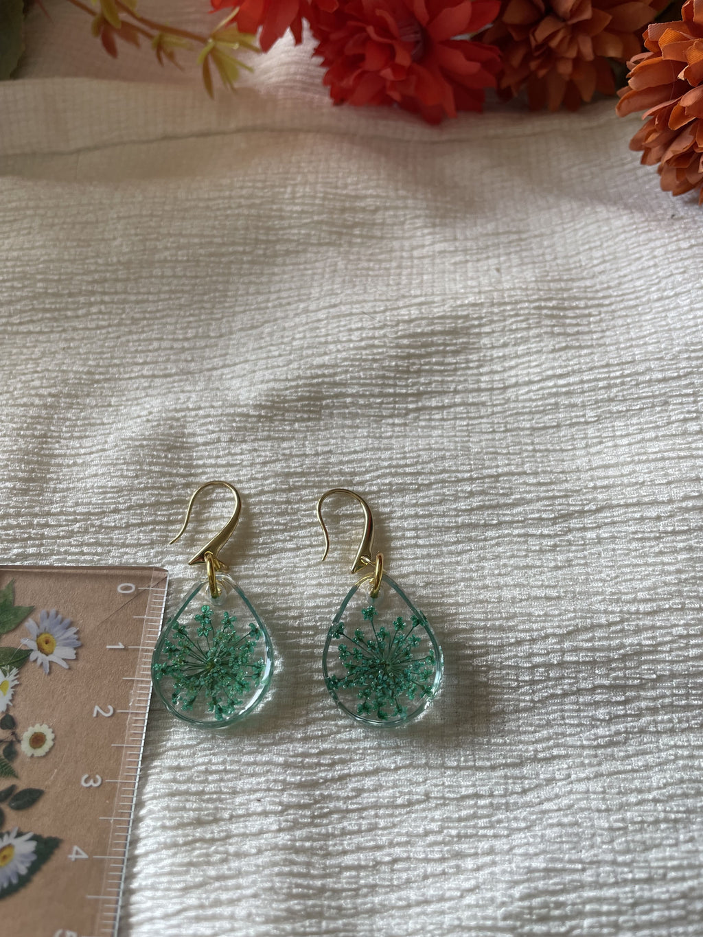 Boucles Voile de Pureté  - fleur Ammi élevé
