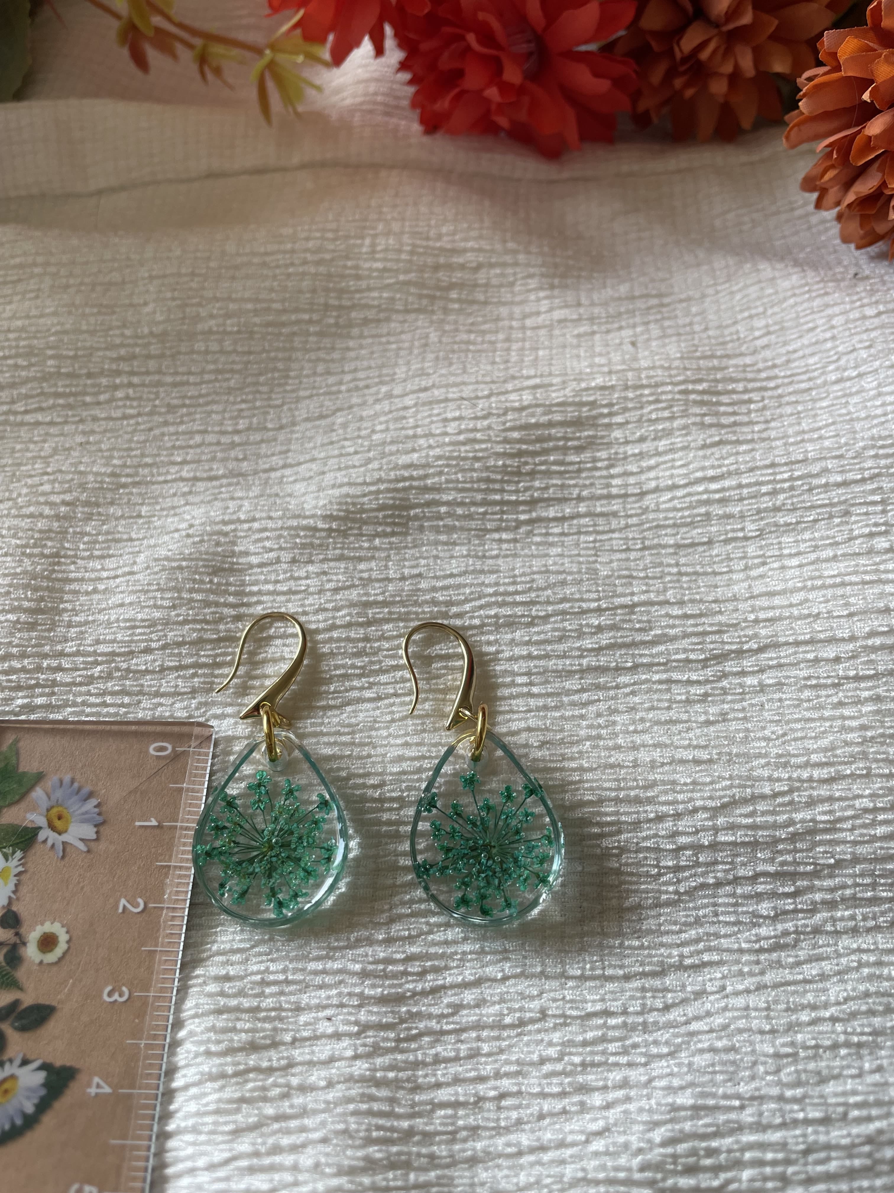 Boucles Voile de Pureté  - fleur Ammi élevé